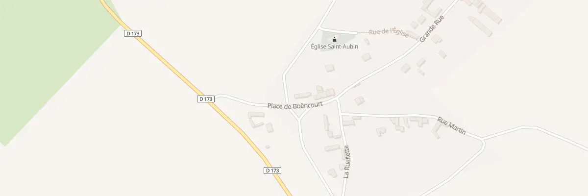 Plan du 1 Pl de Boencourt à Béhen