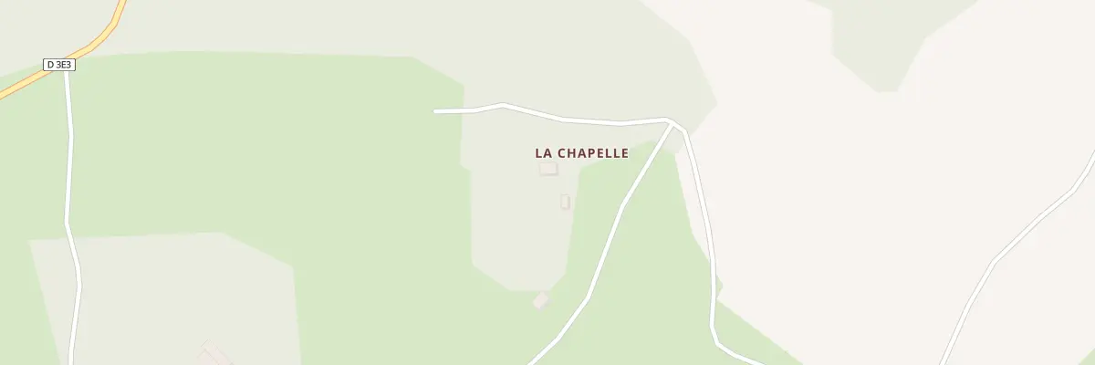 Plan du 1 La Chapelle à Affieux