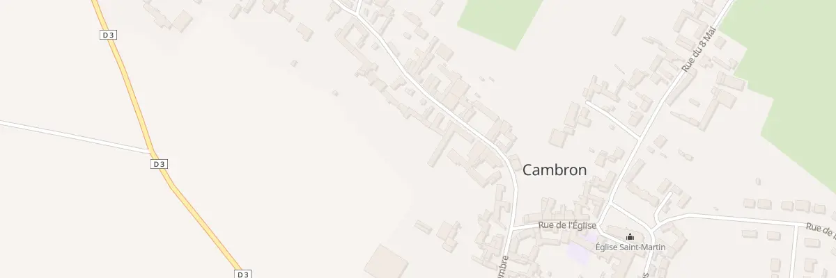 Plan du 11 Rue du Calvaire à Cambron