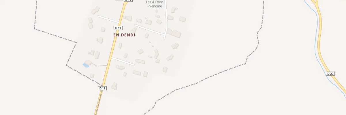 Plan du 11 En Dendy à Vendine