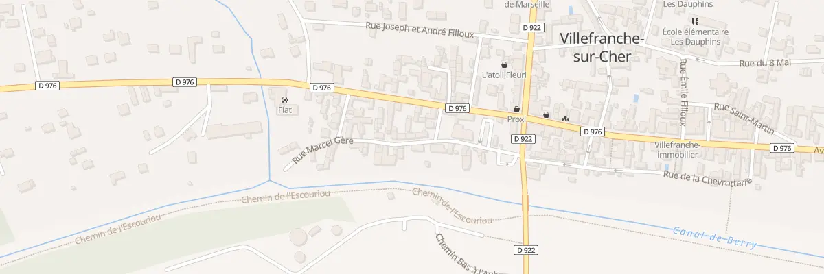 Plan du 3 Rue Marcel Géré à Villefranche-sur-Cher