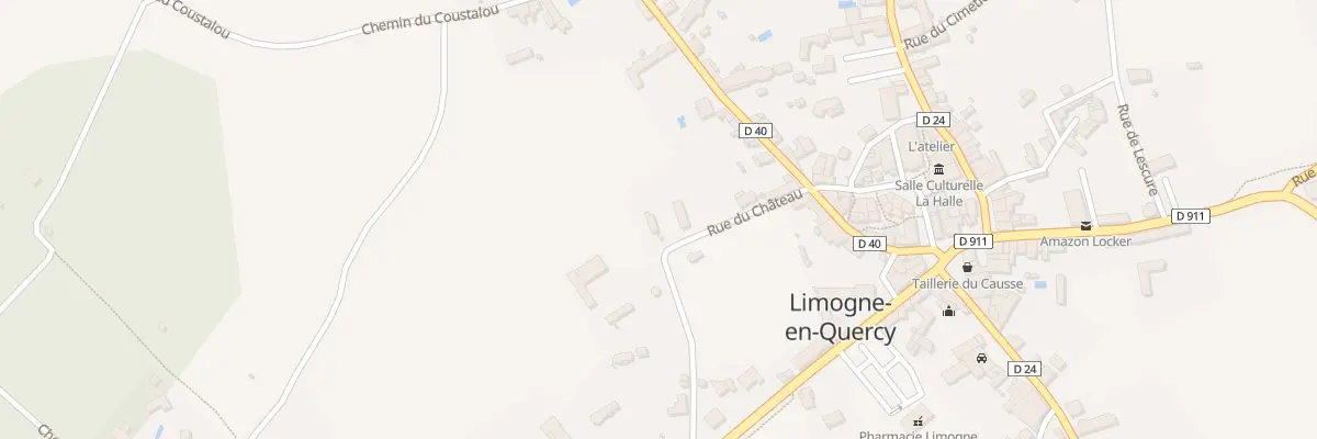 Plan du 112 Rue du Château à Limogne-en-Quercy