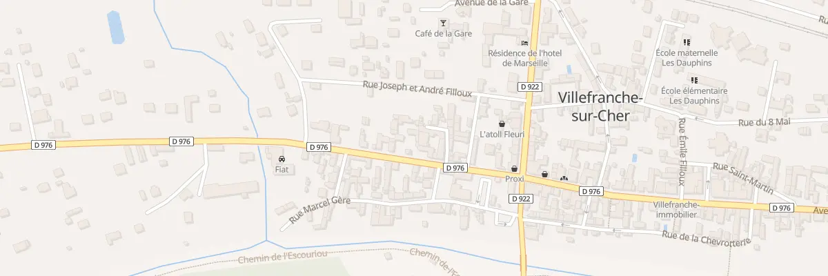 Plan du 11 Av Joliot-Curie à Villefranche-sur-Cher