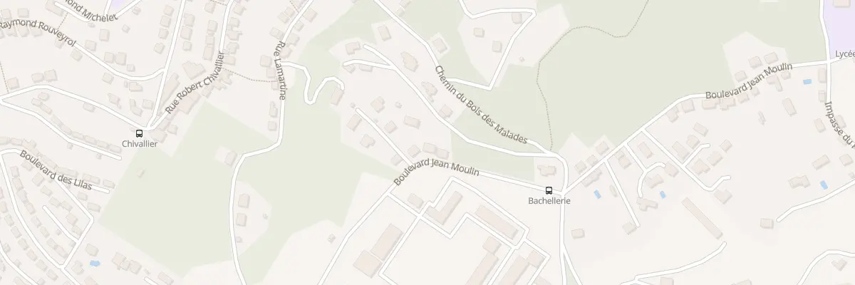Plan du 62 Bd Jean Moulin à Tulle