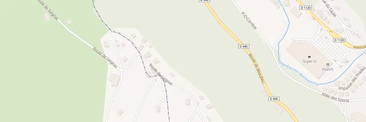 Plan du 9 Rte de Seignac à Laguenne-sur-Avalouze