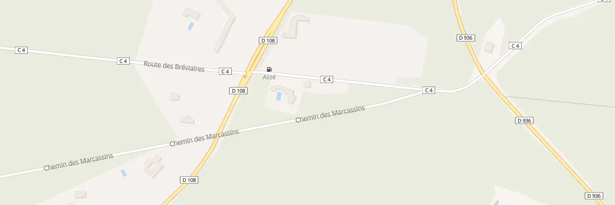 Plan du 4 Rte des Bréviaires à Poigny-la-Forêt