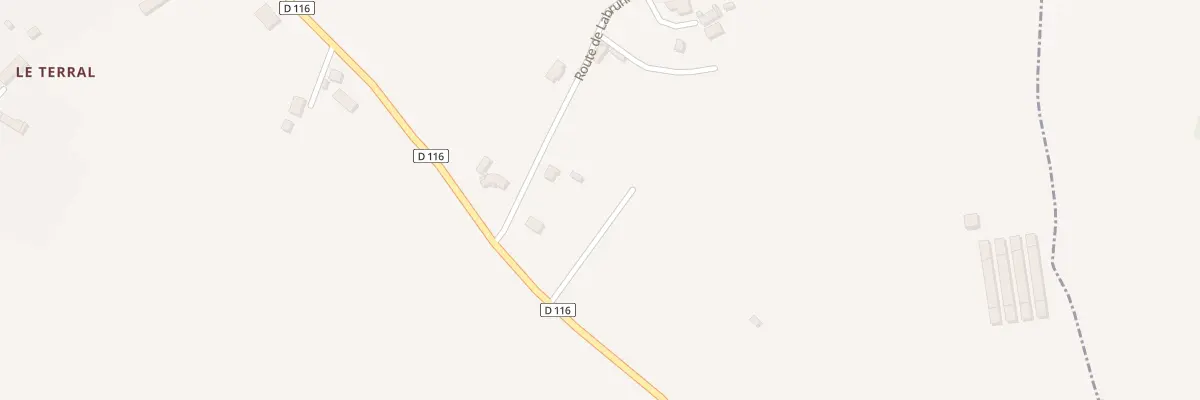 Plan du 5306F Sous Labrunie à Tauriac