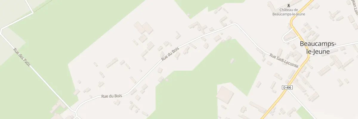 Plan du 8B Rue du Bois à Beaucamps-le-Jeune