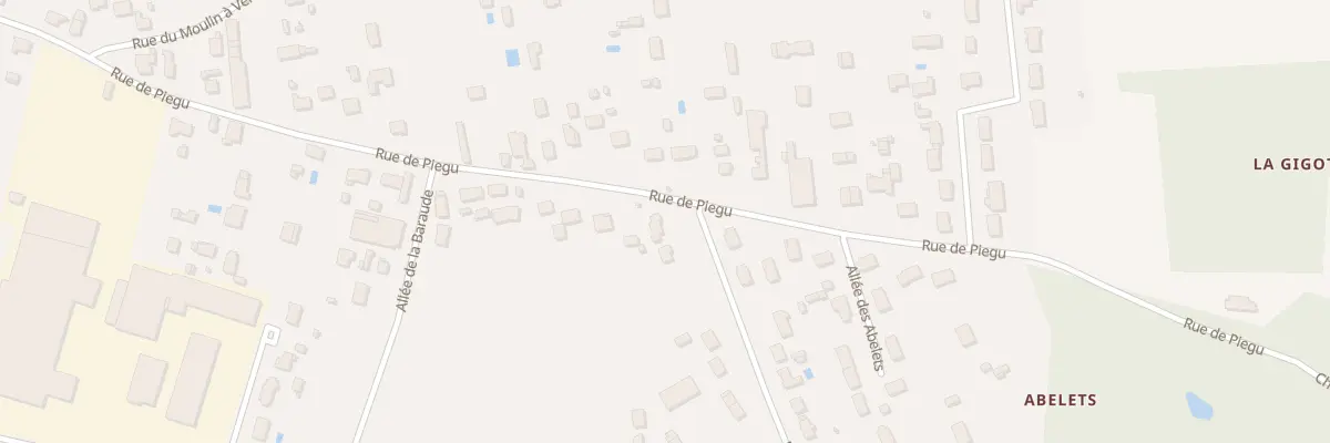 Plan du 45 Rue de Piégu à Romorantin-Lanthenay