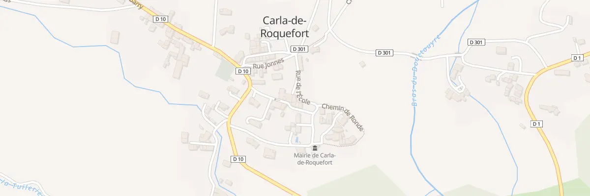 Plan du 103 La Ville à Carla-de-Roquefort