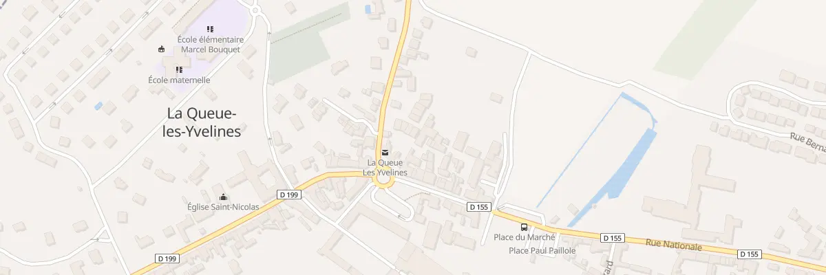 Plan du 2B Rue de la Gare à La Queue-les-Yvelines