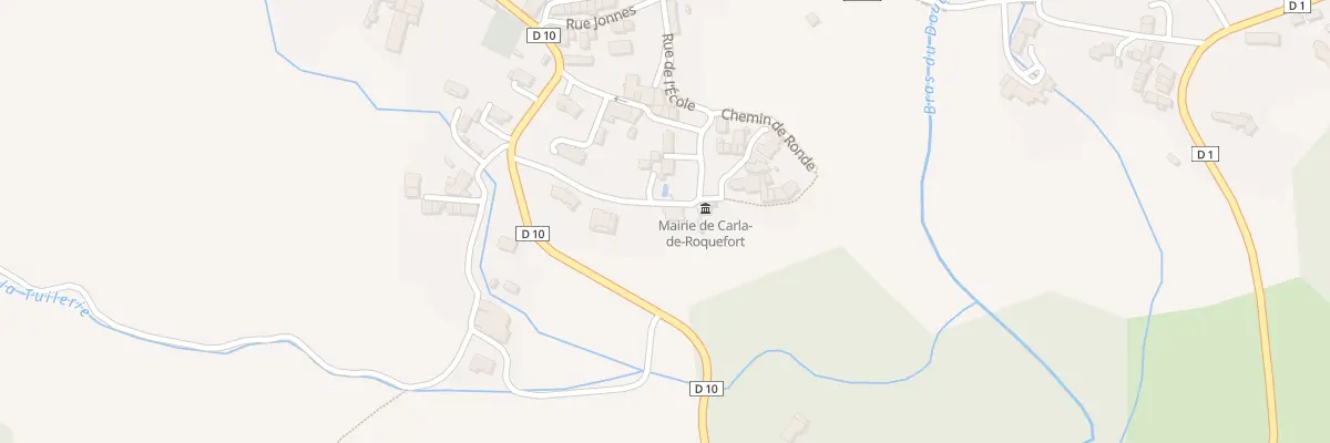 Plan du 81 Pl de l’Eglise à Carla-de-Roquefort