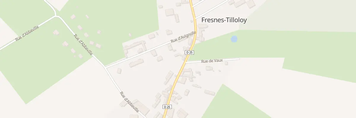 Plan du 20 Rue Principale à Fresnes-Tilloloy