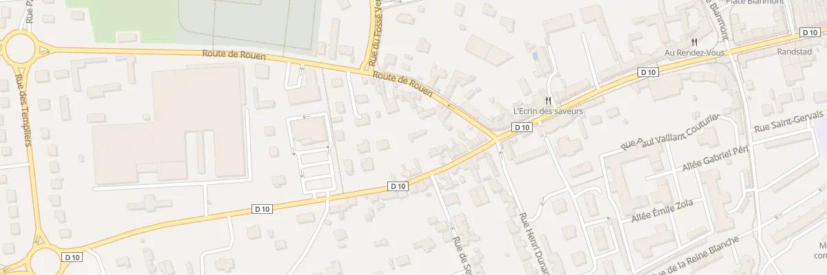 Plan du 68 Rue du Faubourg de Neaufles à Gisors