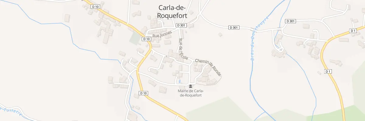 Plan du 69 La Ville à Carla-de-Roquefort