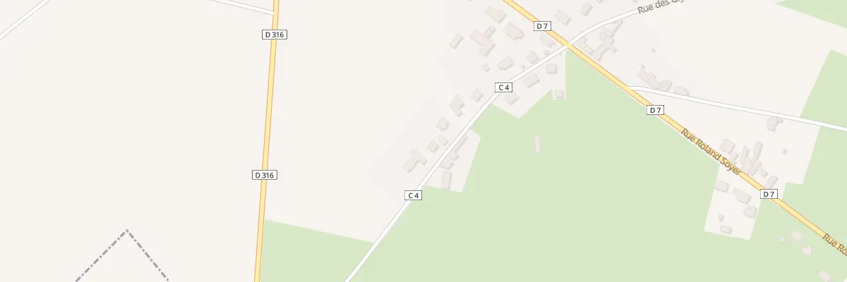 Plan du 14 Rue de la Briqueterie à Abancourt