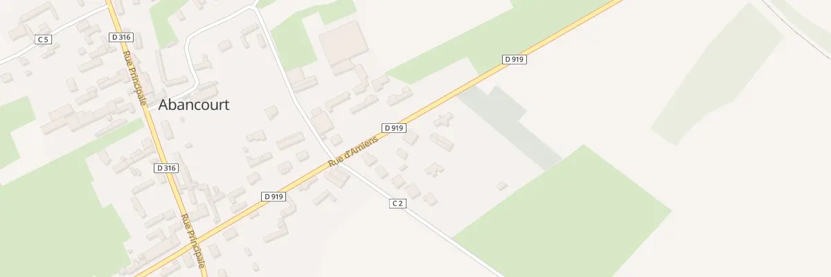 Plan du 12 Rue d’Amiens à Abancourt