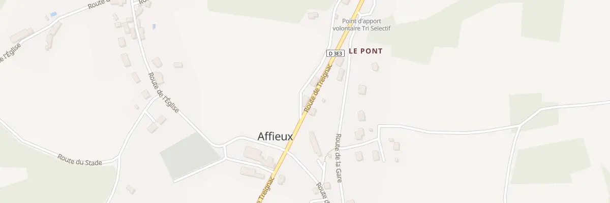Plan du 5 Rte de Treignac à Affieux