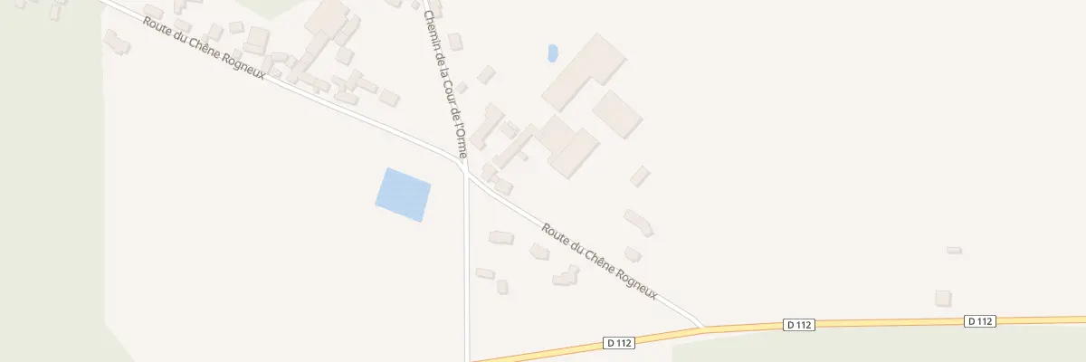 Plan du 57 Rte du Chêne Rogneux à Grosrouvre