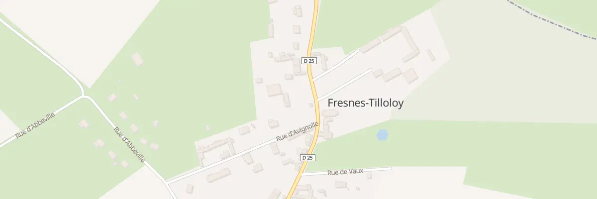 Plan du 16 Rue Principale à Fresnes-Tilloloy