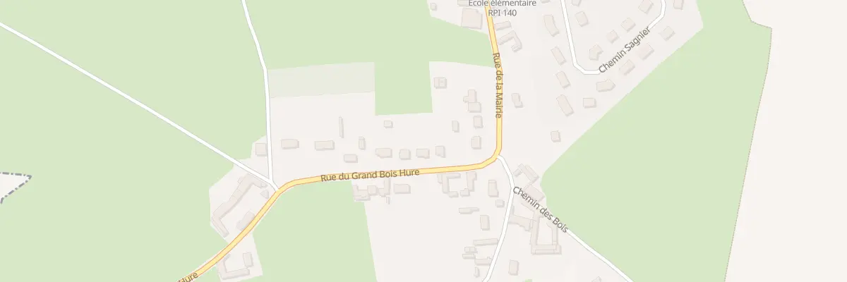 Plan du 4 Rue du Grand Bois Huré à Boisjean