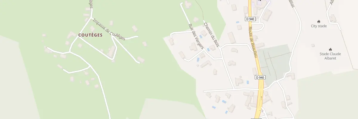 Plan du 3B Rue des Vergers à Sainte-Fortunade