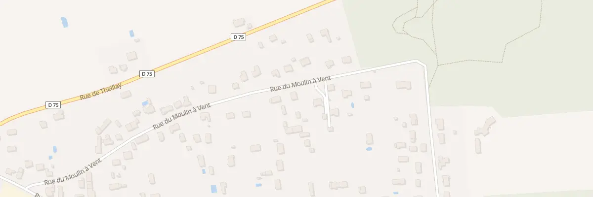 Plan du 45 Rue du Moulin à Vent à Romorantin-Lanthenay