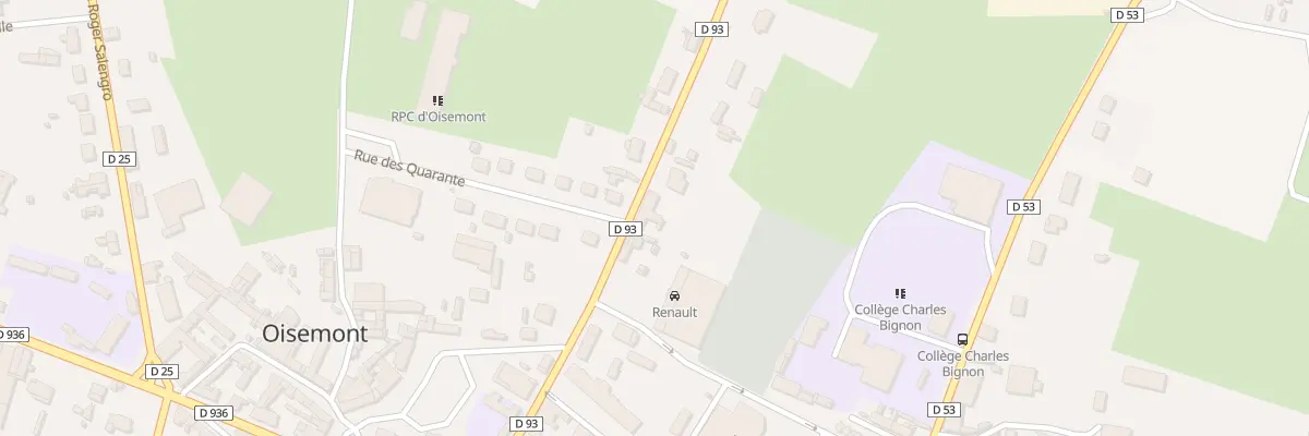 Plan du 20 Rue Jules Ferry à Baizieux
