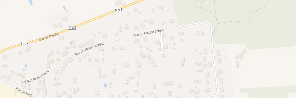 Plan du 43B Rue du Moulin à Vent à Romorantin-Lanthenay