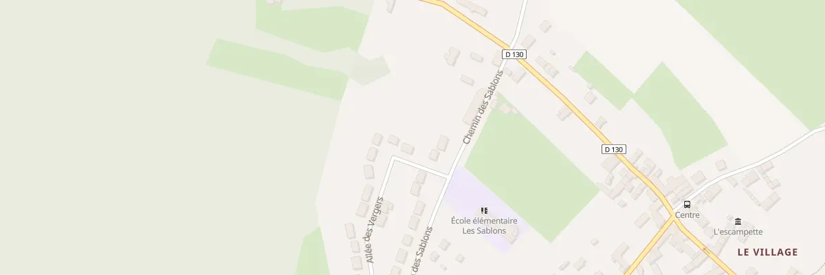 Plan du 2 All des Vergers à Aincourt