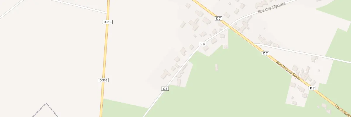 Plan du 12 Rue de la Briqueterie à Abancourt