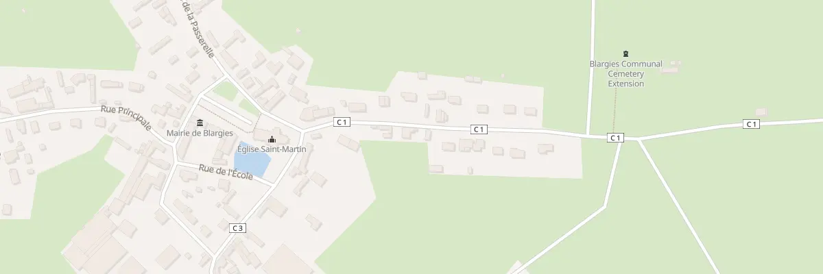 Plan du 30 Rue Principale à Blargies