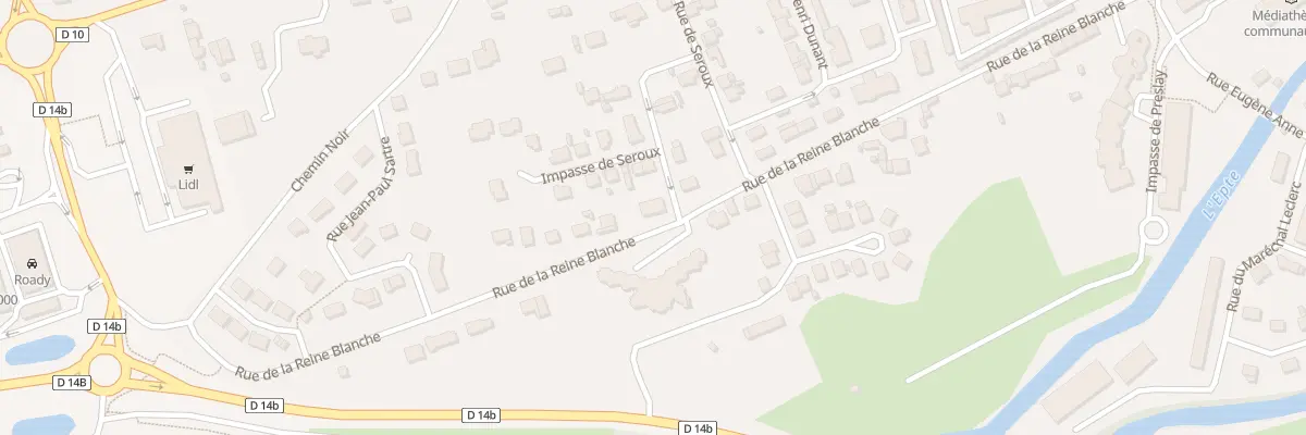 Plan du 6B Rue de la Reine Blanche à Gisors