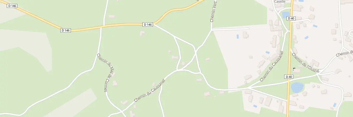 Plan du 534 Che du Caussanel à Espédaillac