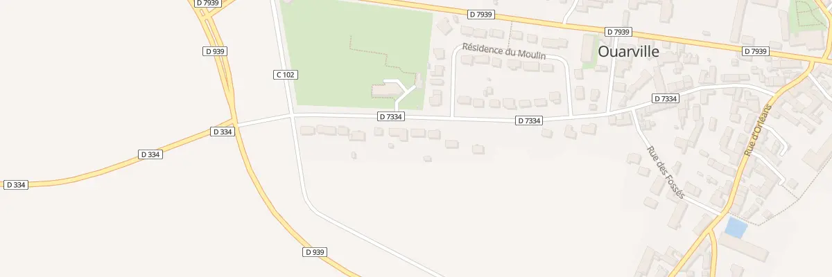 Plan du 25 Rue de Chartres à Ouarville