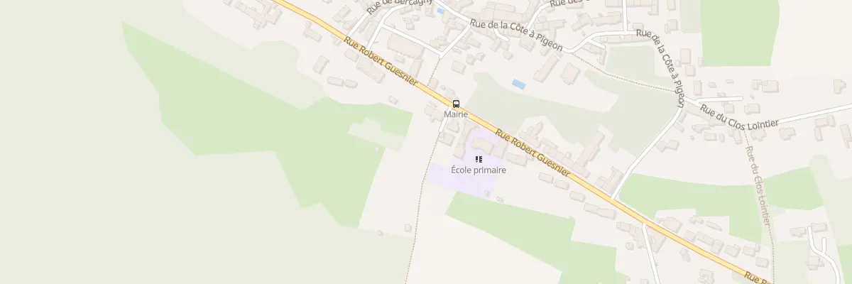 Plan du 25 Rue Robert Guesnier à Saint-Gervais