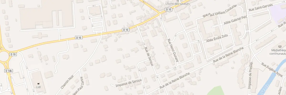 Plan du 8 Rue de Seroux à Gisors