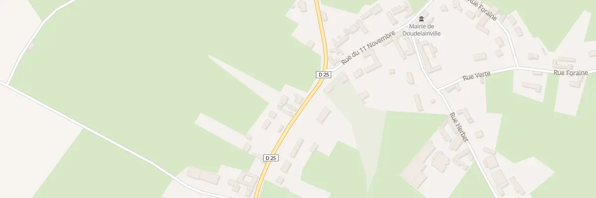 Plan du 2 Rue d’En Haut à Doudelainville