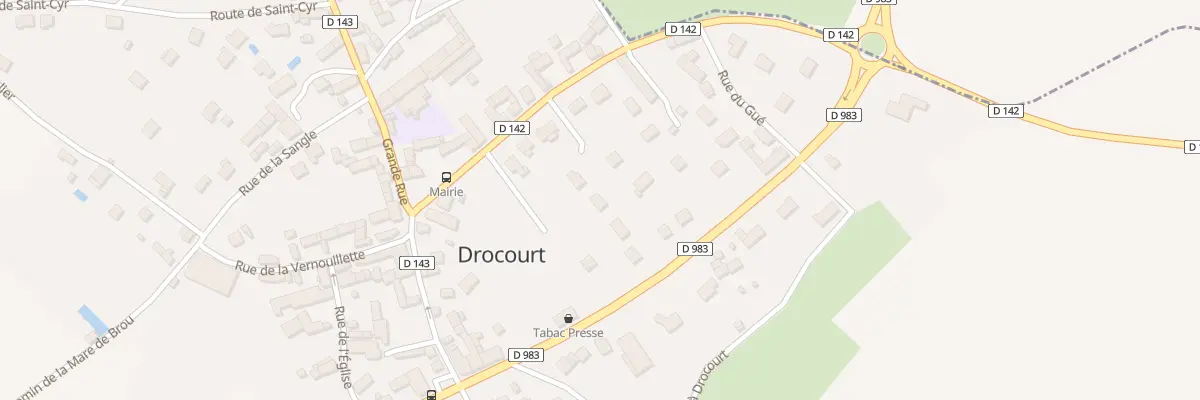 Plan du 12B Rue du Bout aux Moines à Drocourt