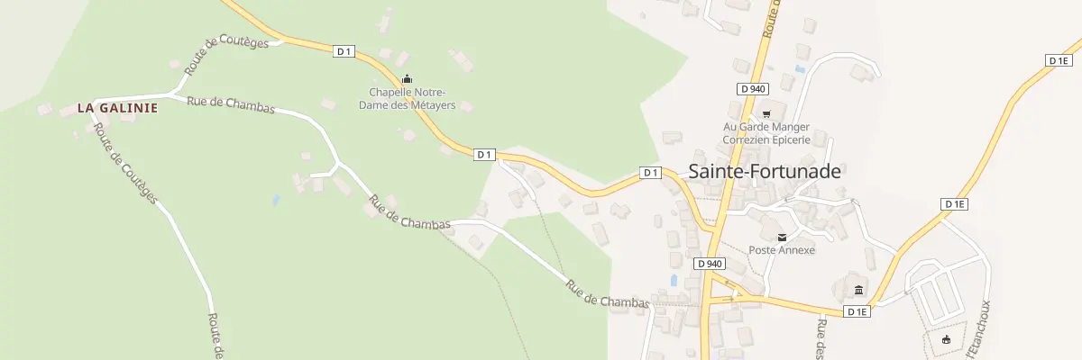 Plan du 3 Imp des Coquelicots à Sainte-Fortunade