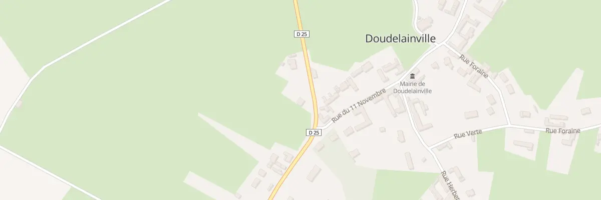 Plan du 2B Rue d’En Haut à Doudelainville