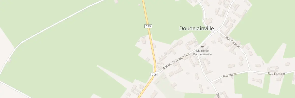 Plan du 2A Rue d’En Haut à Doudelainville