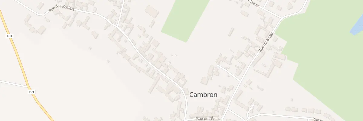 Plan du 6 Rue du Calvaire à Cambron
