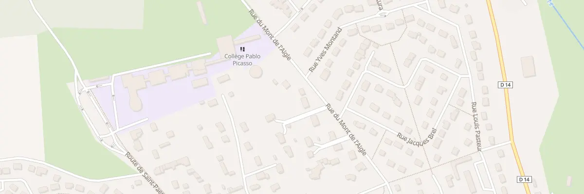 Plan du 29 Rue du Mont de l’Aigle à Gisors