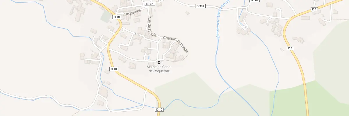 Plan du 63 Pl de l’Eglise à Carla-de-Roquefort