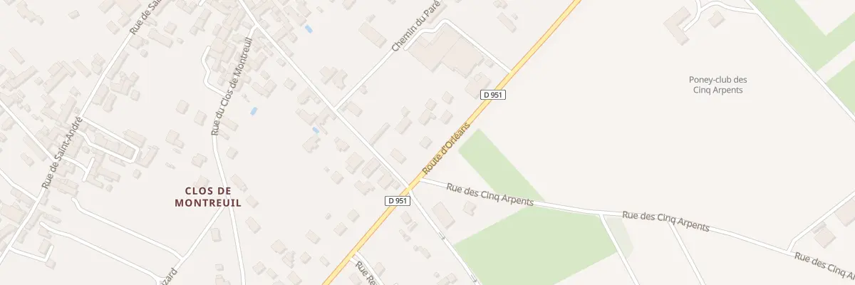 Plan du 711 Rte d’Orléans à Cléry-Saint-André