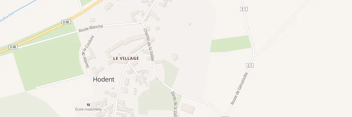Plan du 2 Che de la Vallée à Hodent