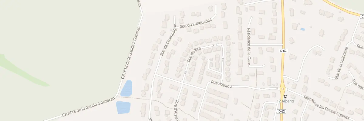 Plan du 38 Rue du Jura à Gazeran