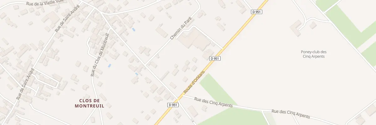 Plan du 731 Rte d’Orléans à Cléry-Saint-André