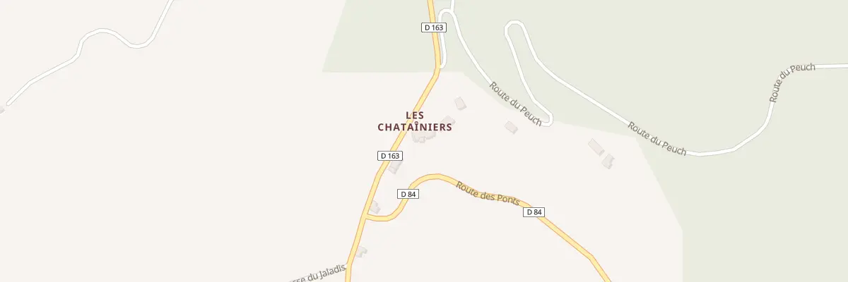 Plan du 5098 Chataigner à Lostanges